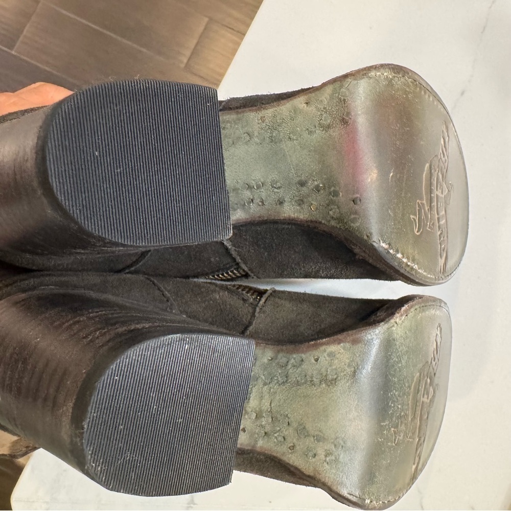 Freebird Holland Olive Suede Leather Boots 7 - Picture 11 of 12